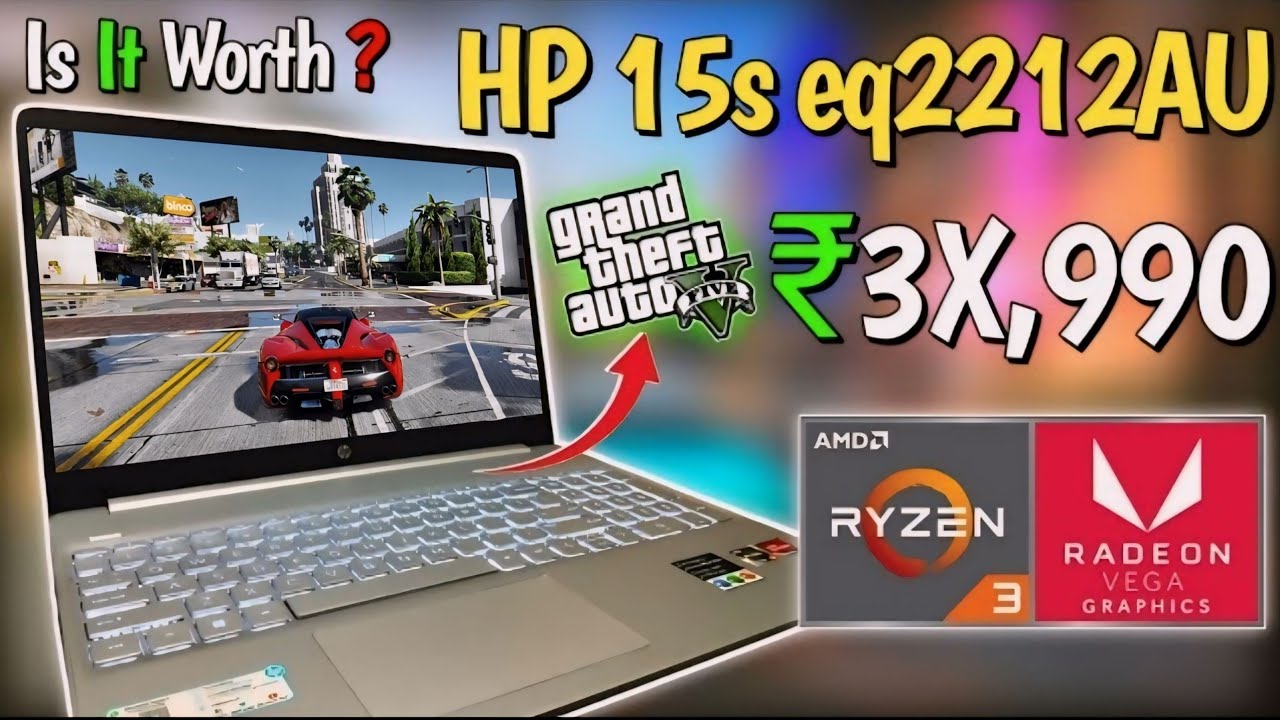 HP 15s eq2213AU -😍 Best Laptop For Students Under 35k ? Ryzen 3 5300U (Benchmarks & Gaming Test 🔥)