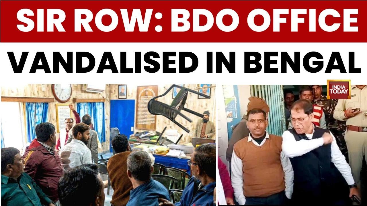 West Bengal: BDO Office Vandalised Over SIR Process; ED Moves SC Against Mamata Banerjee