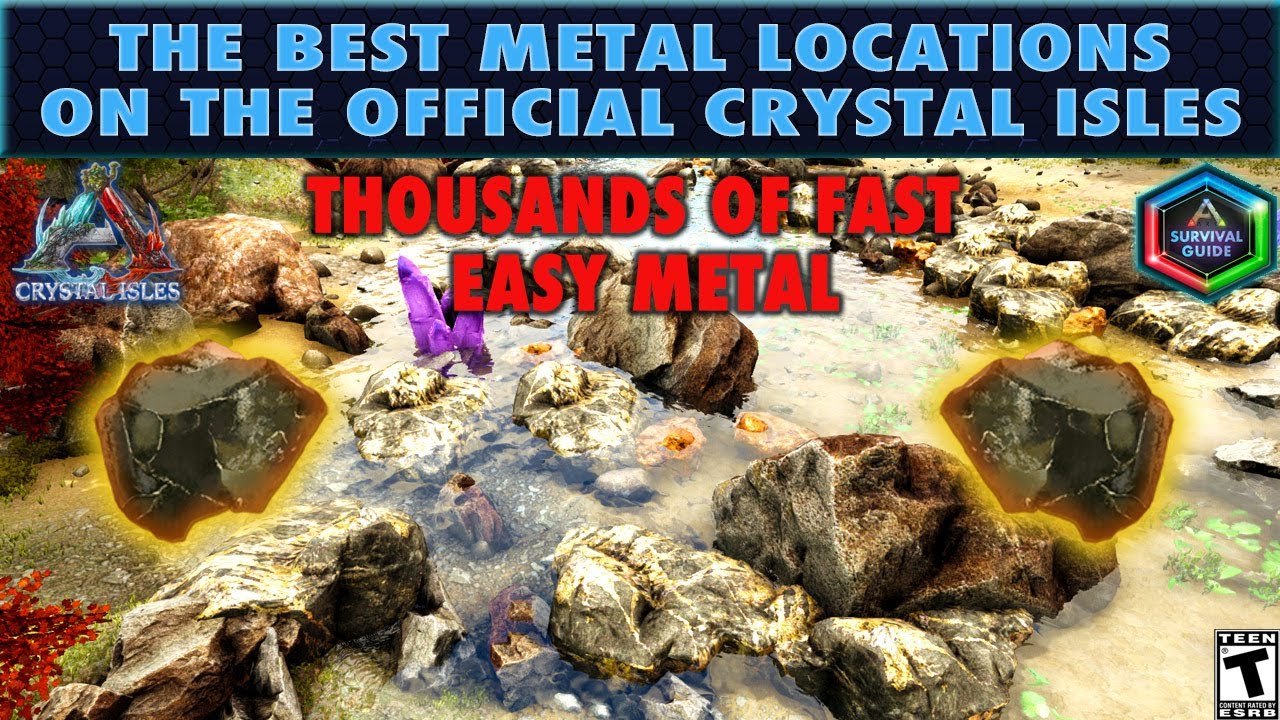 The Best Metal Locations in Crystal Isles