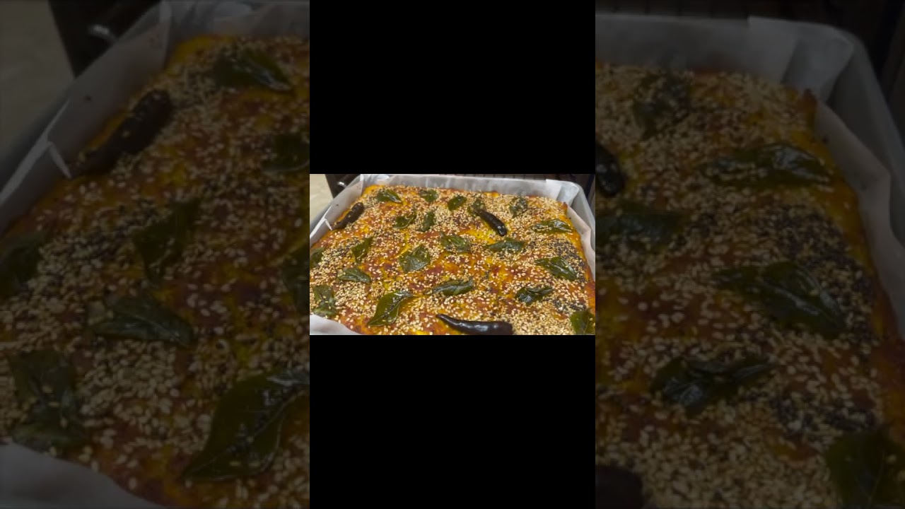 Handvo (savory vegetable cake) #shorts