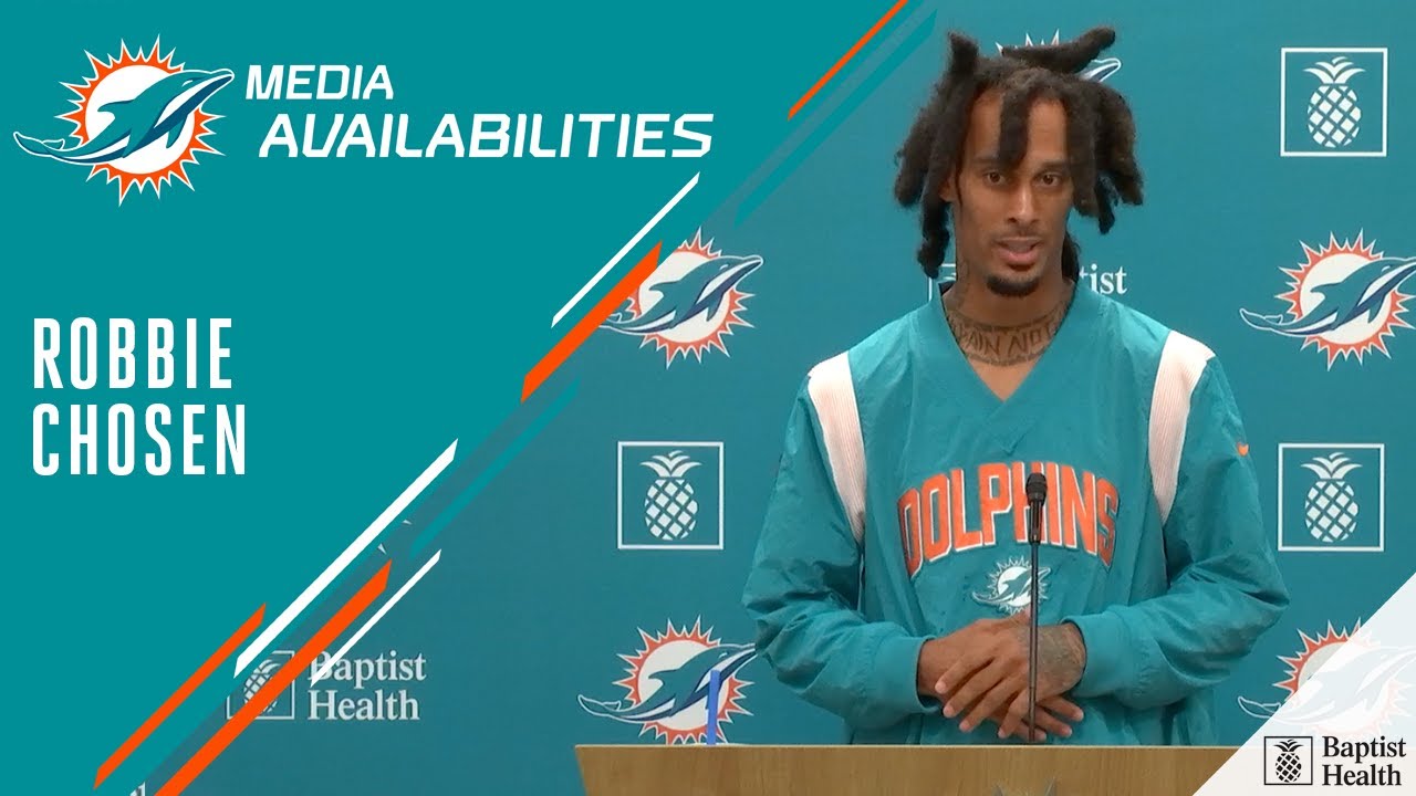 Wide Receiver Chosen Anderson meets with the media | Miami Dolphins