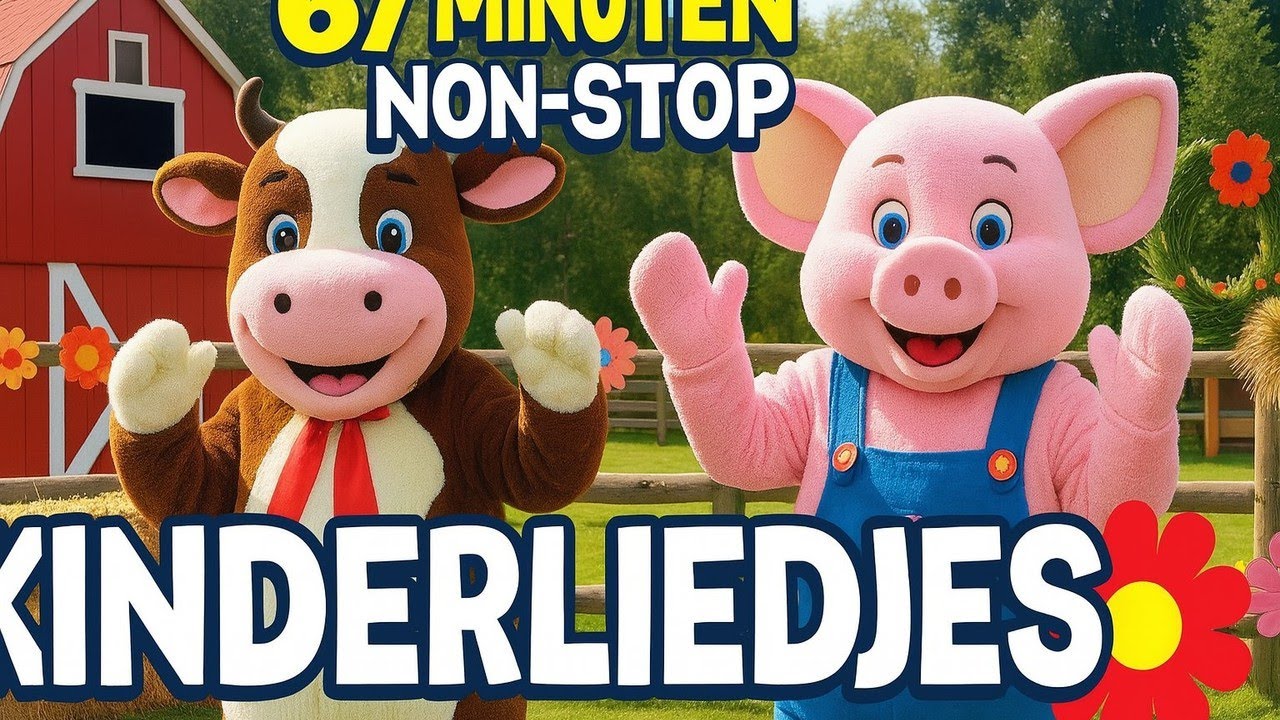 67 Minuten Non-Stop Kinderliedjes – Zing en Dans Mee! 🎶👶 #kinderliedjes #peuters #meezingen