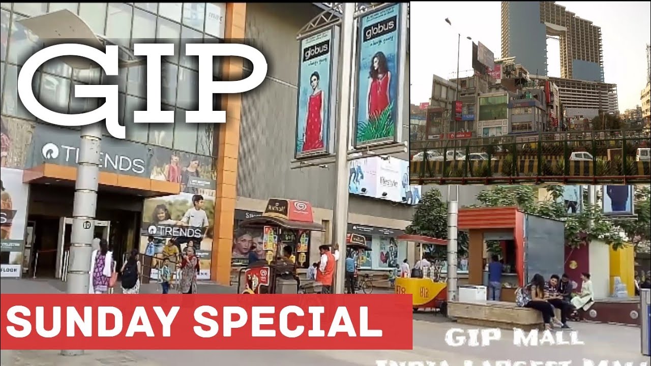 GIP Mall Noida Sunday Shopping Tour by Tech N Social, Great India Place Largest Mall in India, Noida