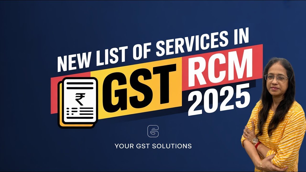 New list of services in GST RCM 2025 | किस खर्च पर GST RCM लागू है | CA ANITA AGRAWAL