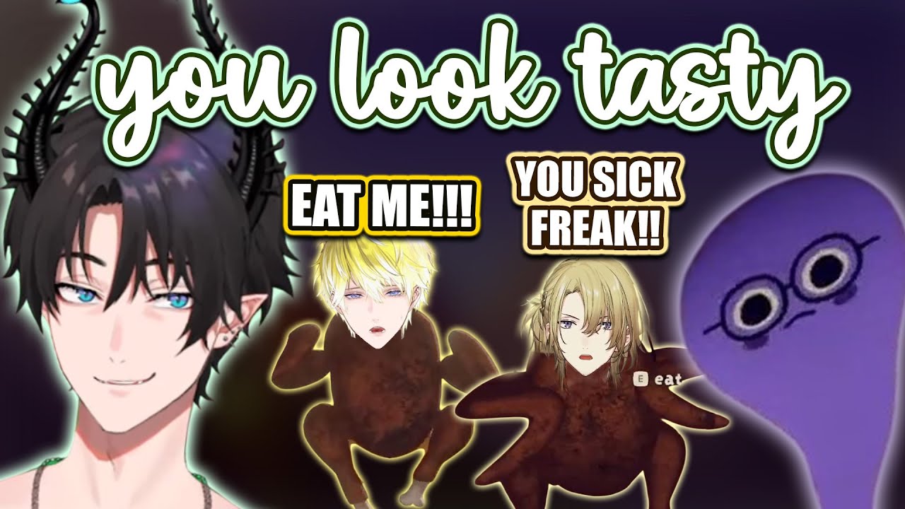 Nijinova starting to look like SNACKS, literally 【NIJISANJI EN CLIP| Luca/Ren/Shu/Sonny】
