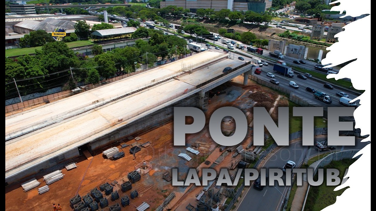 OBRAS NOVA PONTE LAPA/PIRITUBA PARECE E TUDO INDICA QUE DEVE SER REALIDADE DA ZONA OESTE/NORTE DE SP