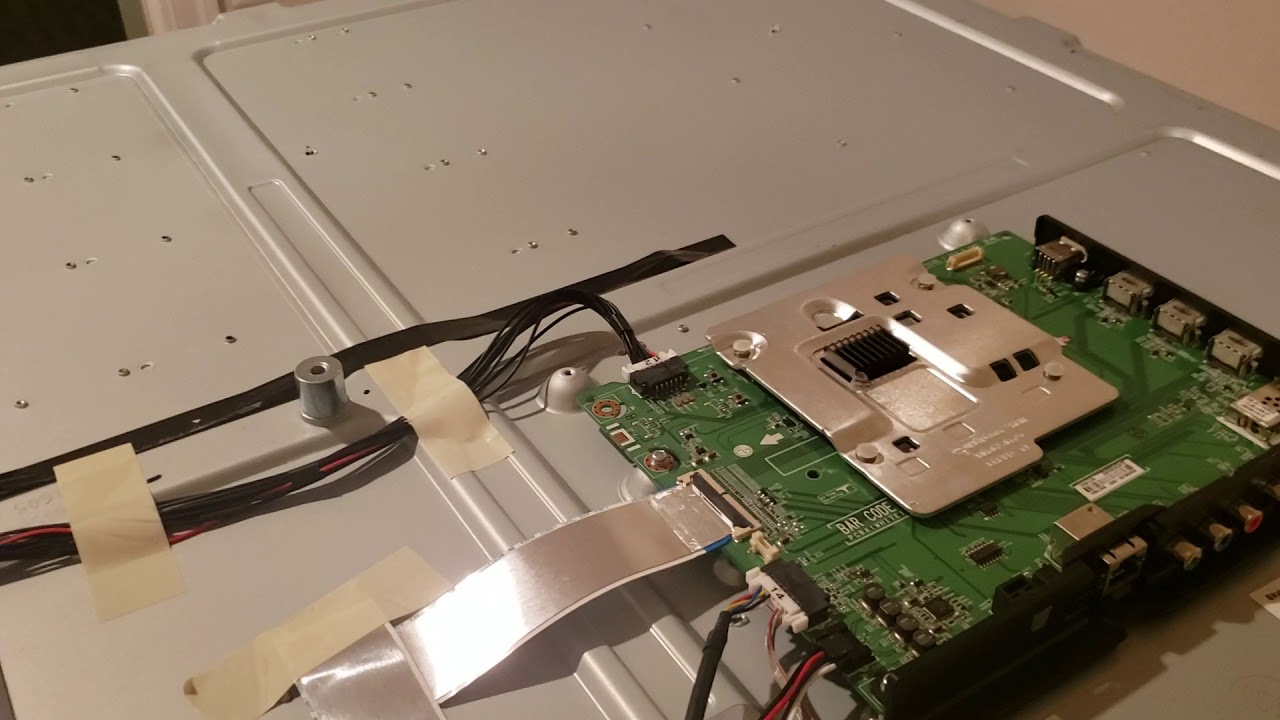 LG TV Model # LG65UH5500 Power LED blinks 3 times and stays solid after brief boot up and shut down