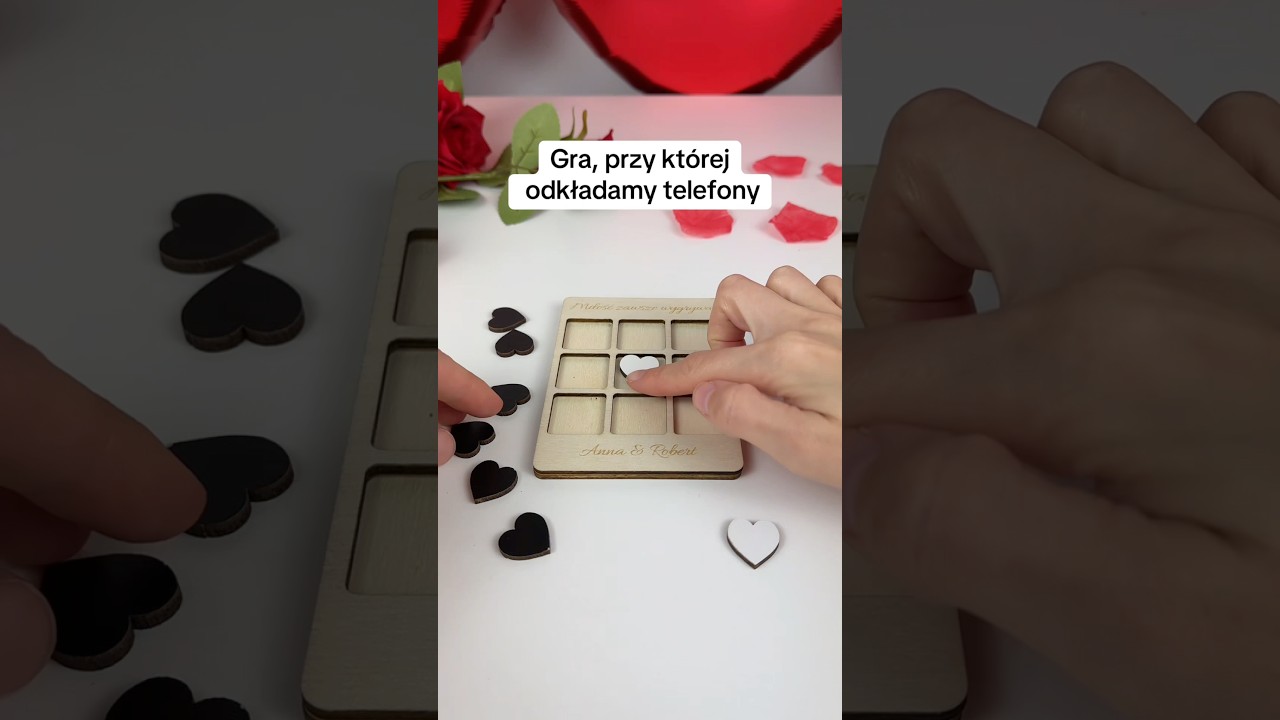 Gra dla par idealna na Walentynki, rocznice - praktyczny prezent z Waszymi imionami