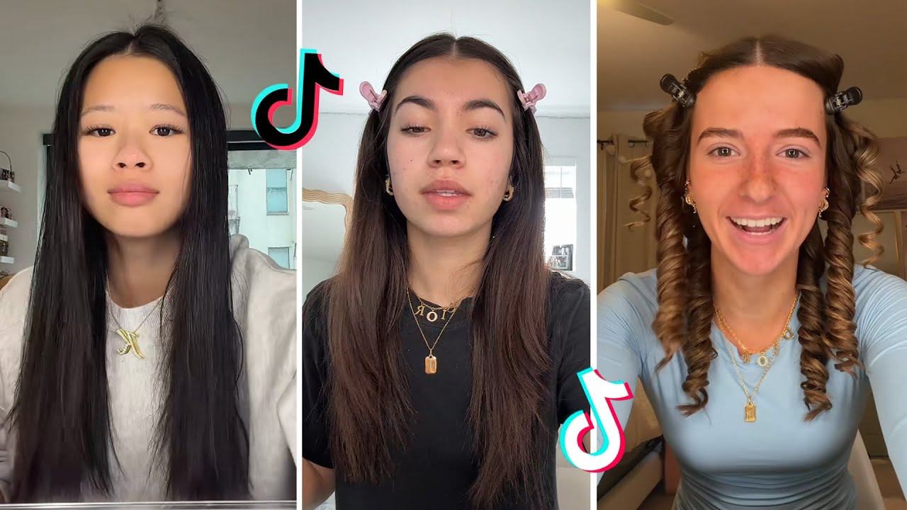 Makeup Tutorial Tiktok Compilation - GRWM  ( Get Ready With Me ) ❤️(Skincare, Makeup, Outfits) 1851