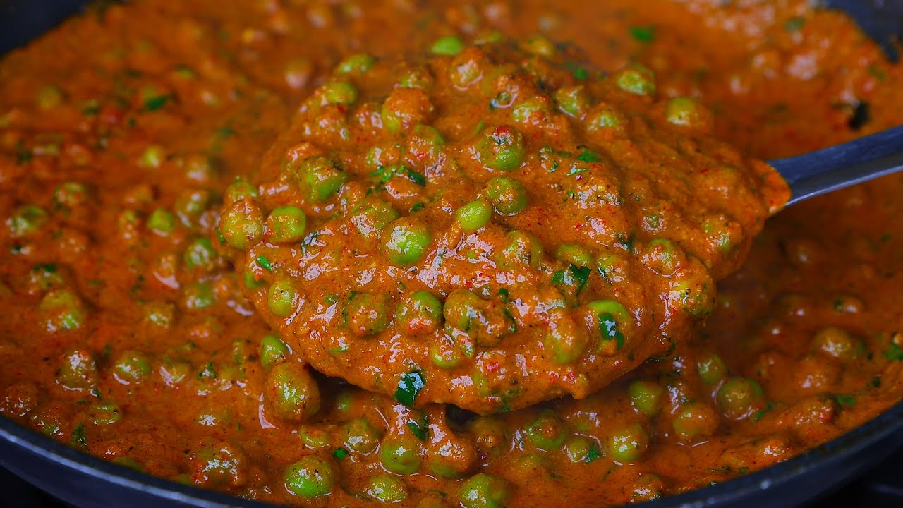 ढाबा स्टाइल मटर मसाला रेसिपी। Matar Masala Recipe। Green Peas Curry l Matar ki Sabzi l Matar Bhaji