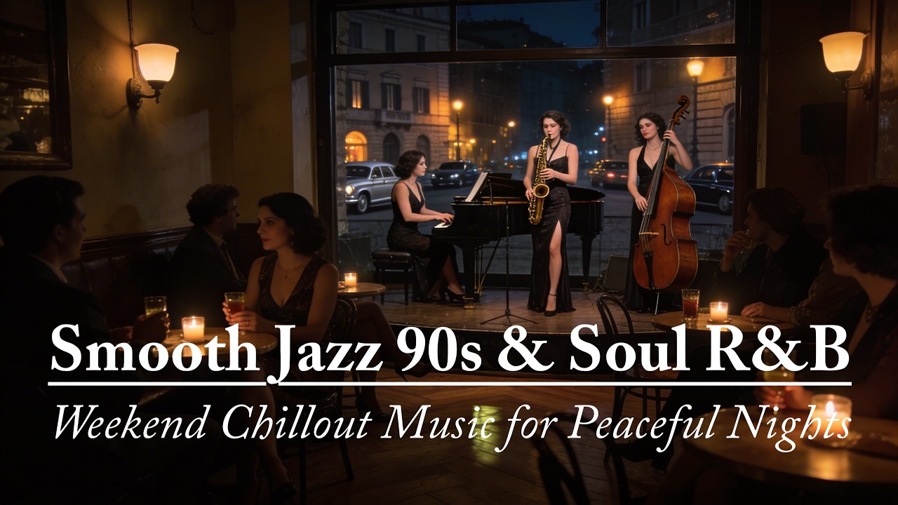 Smooth Jazz 90s & Soul R&B |  Weekend Chillout Music for Peaceful Nights