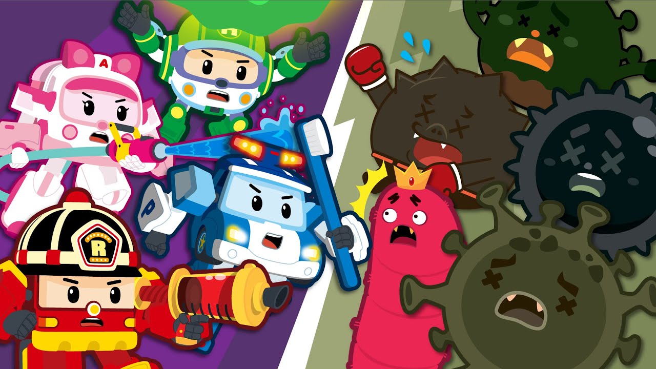 ポリークリーンクエストシリーズ│ポリー ゲーム│1~5エピソード│子供のための良い習慣│ロボカーポリー テレビ