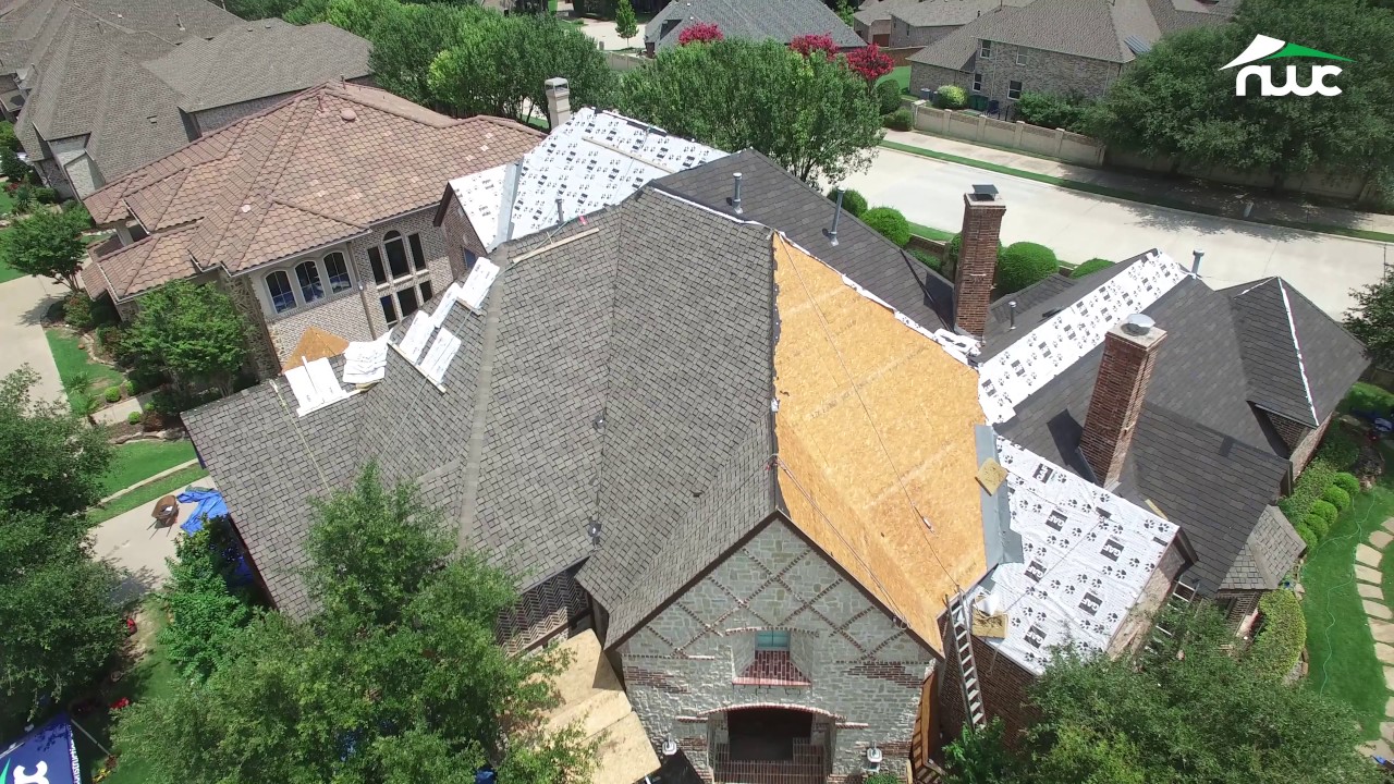 Replacing Storm Damaged Roof | GAF Woodland Shingle