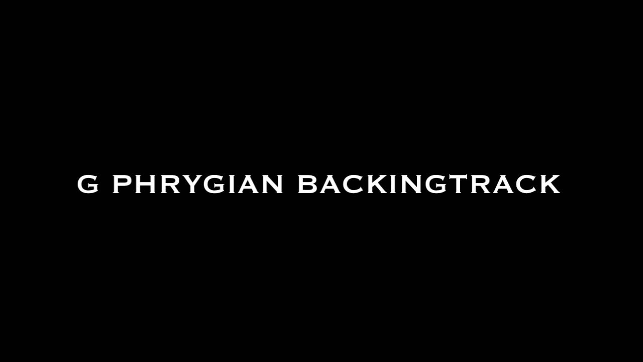 G phrygian jam backingtrack