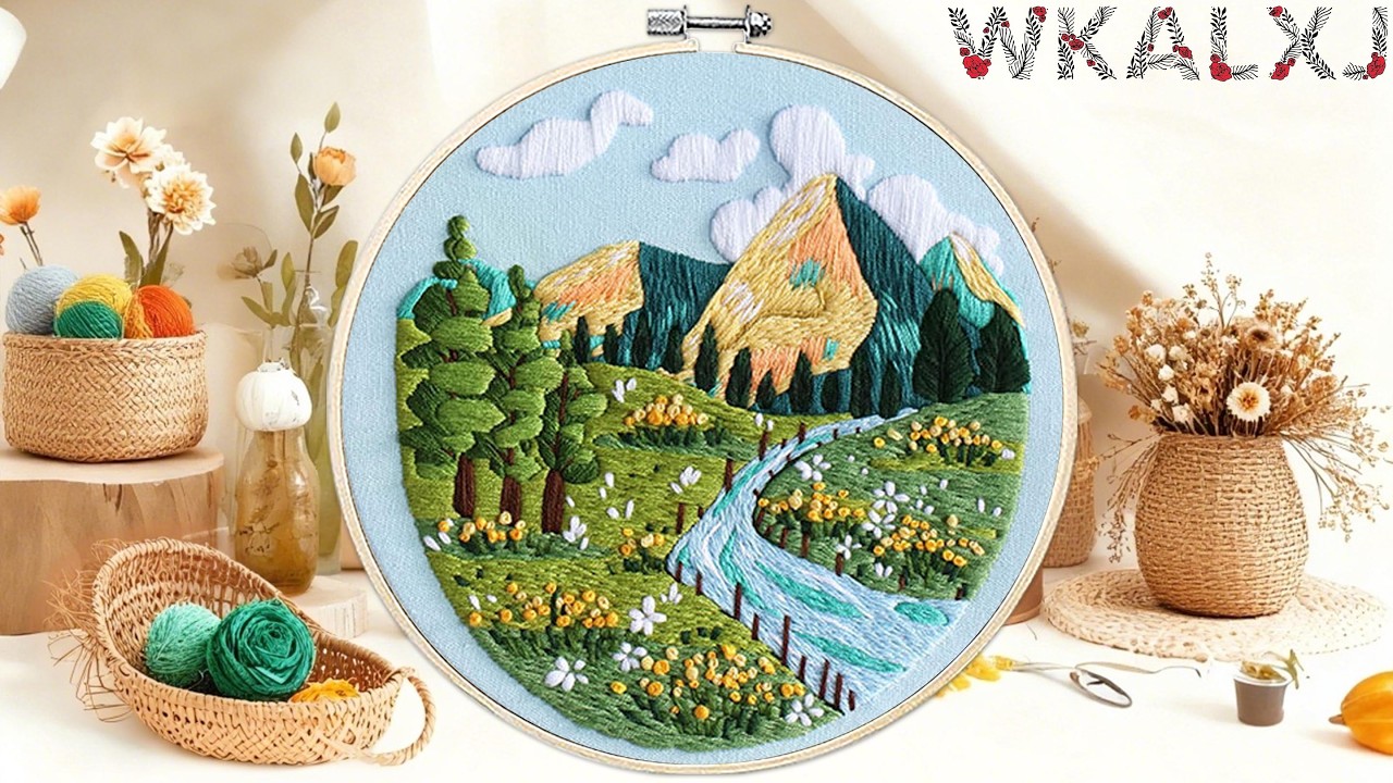 Embroidery Kits Landscape C