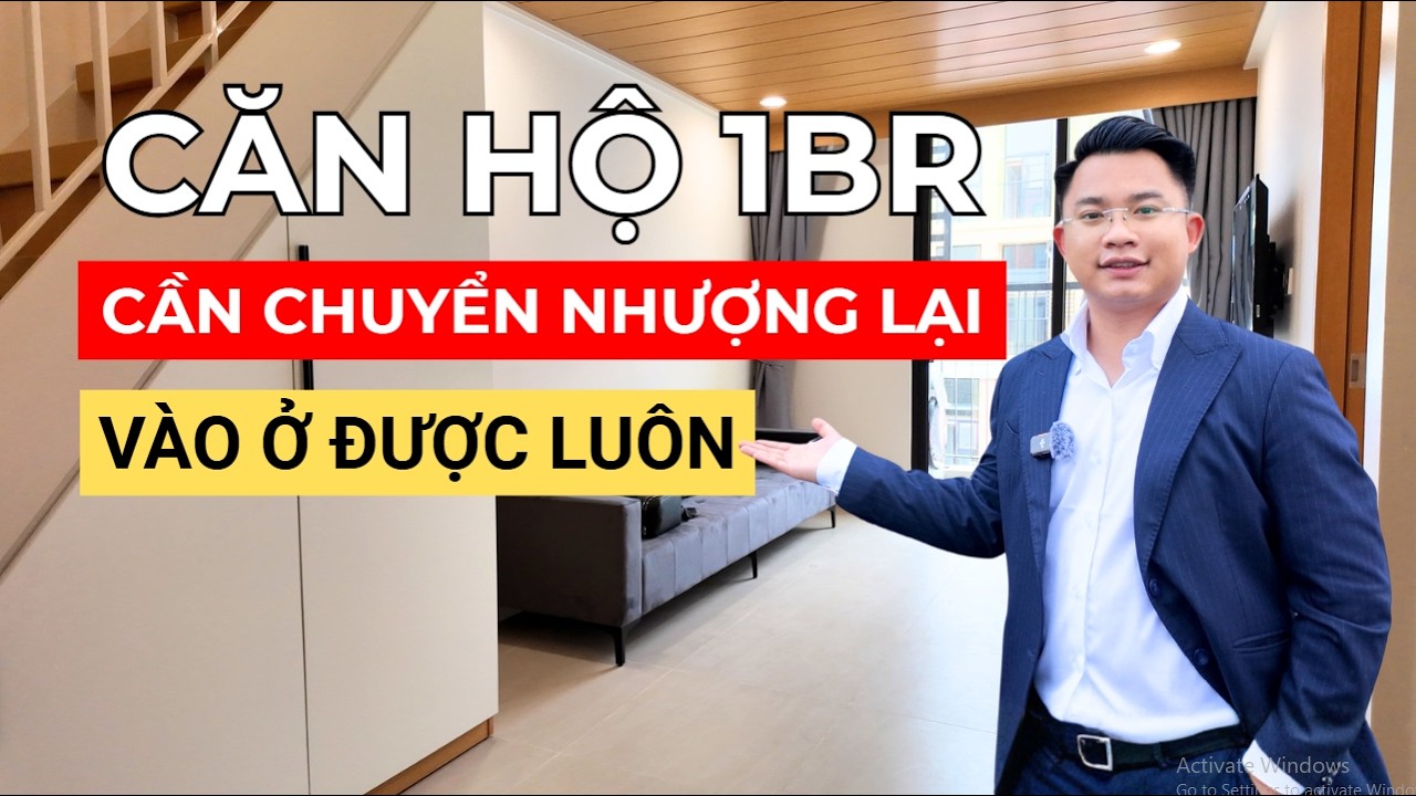 [CHUYỂN NHƯỢNG] Quay thực tế căn hộ 1BR thiết kế thành 3 phòng ngủ view tầng 8 | Vào ở được luôn