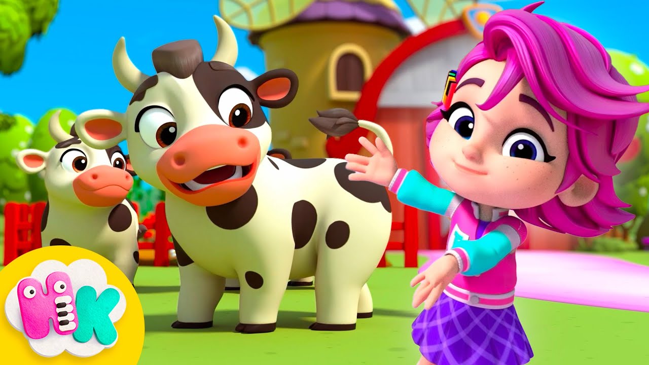 Les animaux de la ferme 🐮🐷 Chansons pour Enfants | HeyKids en Fran&ccedil;ais