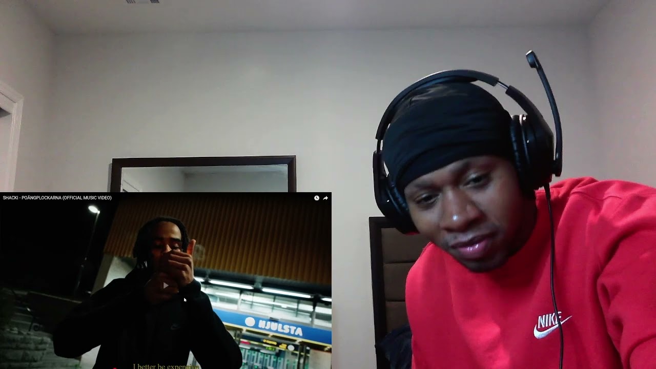 SWEDISH RAP REACTION SHACKI - POÄNGPLOCKARNA (OFFICIAL MUSIC VIDEO)