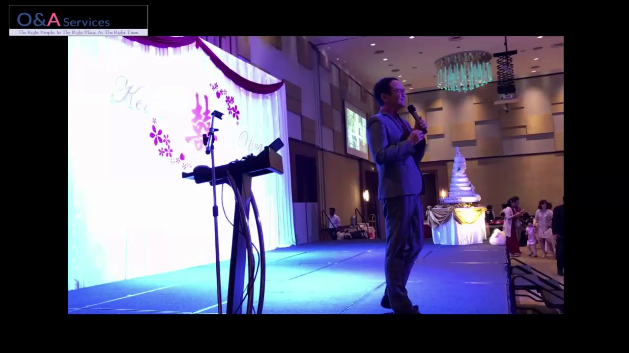 Emcee Bryan Yeoh