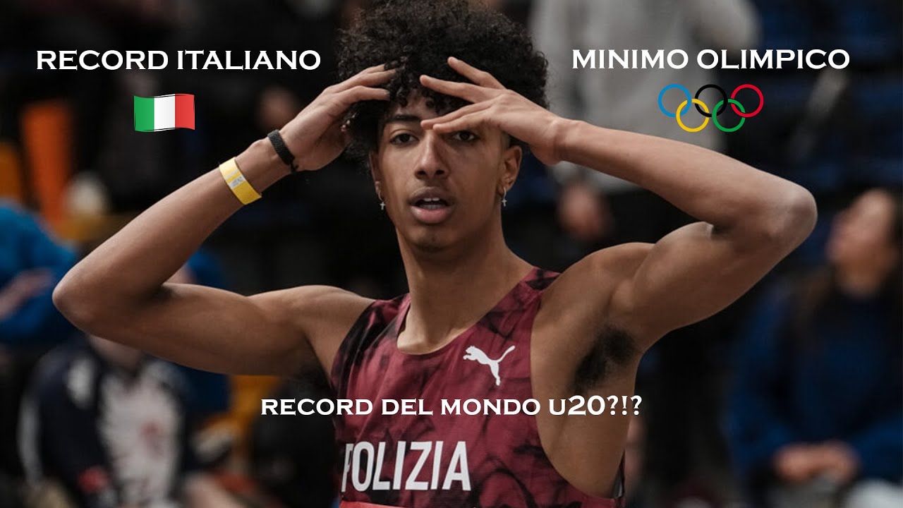 WORLD RECORD u20 & RECORD ITALIANO INDOOR|| 8.34 Mattia Furlani || CineVlog || Long jump