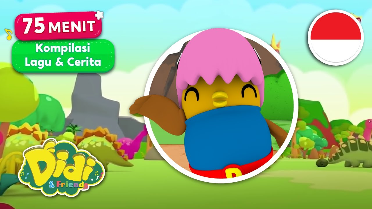 75 Menit Kompilasi lagu Dan Cerita Didi & Friends Indonesia | Spesial Bulan Agustus