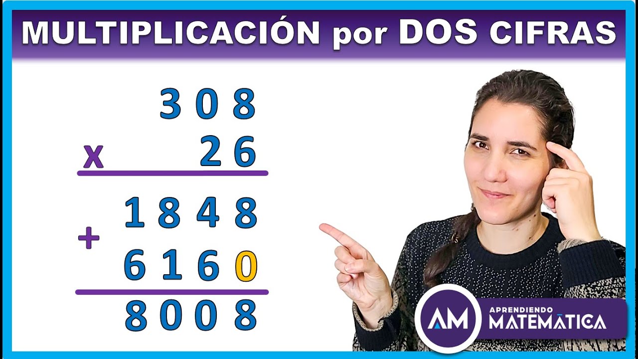 MULTIPLICACIÓN por DOS CIFRAS (llevando) | Aprendiendo Matemática
