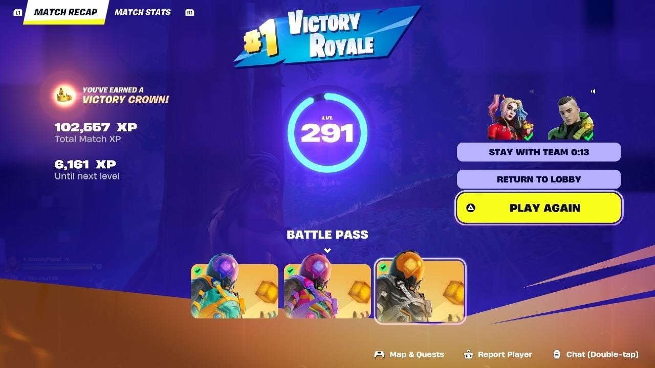 Fortnite_Zero Build Royale BigFoot Win Squads