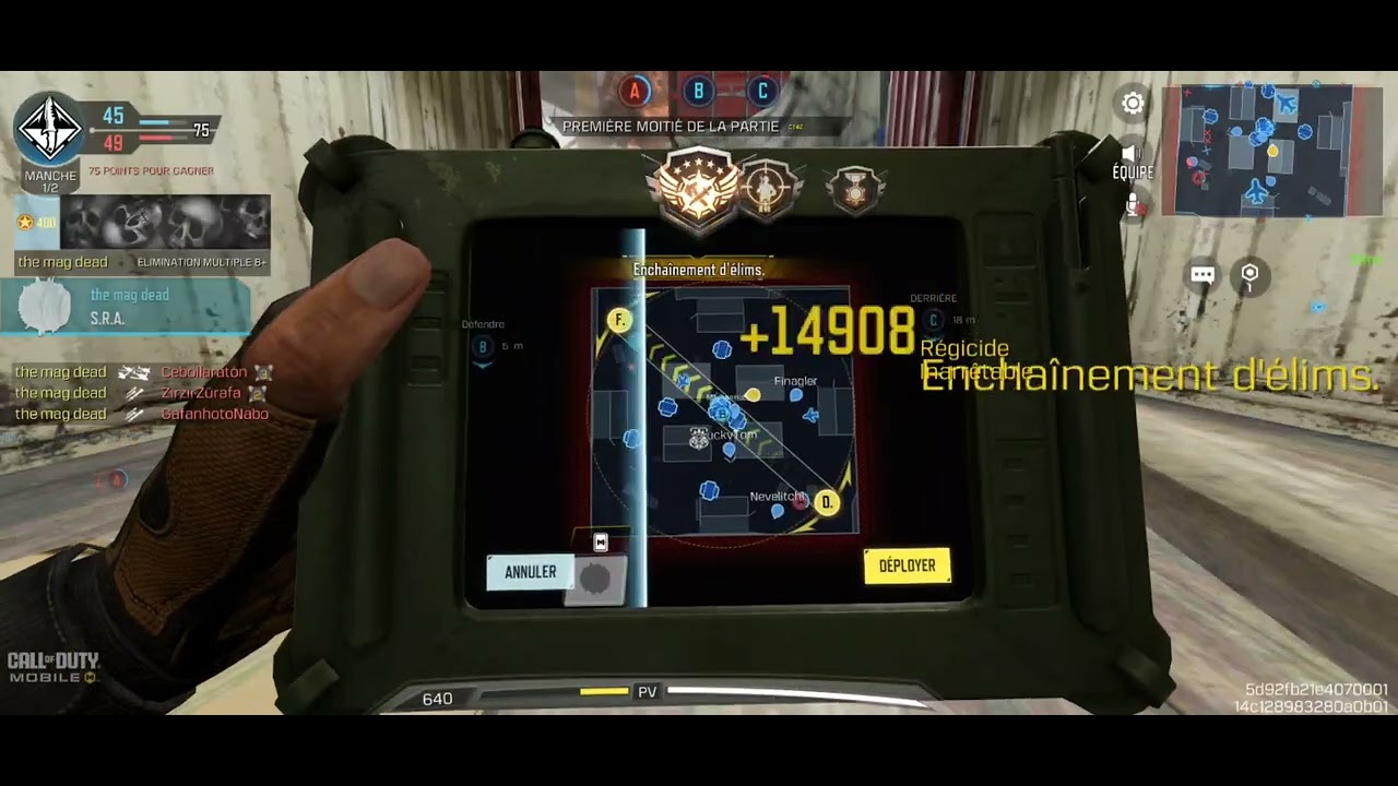 Call of Duty Mobile : 697-0 sur la map Domination 10vs10 Shipment !