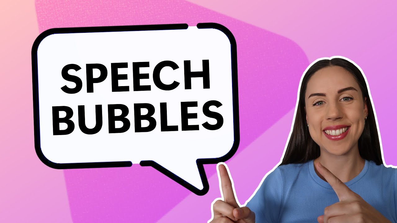 How to add a speech bubble callout on videos