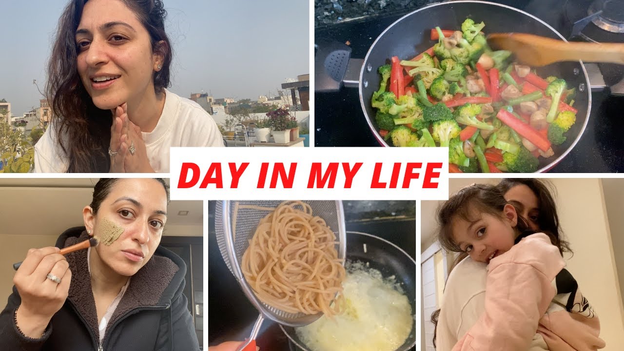 Vlog: A Day In My Life | Healthy Recipes in my Diet | Pahadi Local Face Mask Review | Mom Life