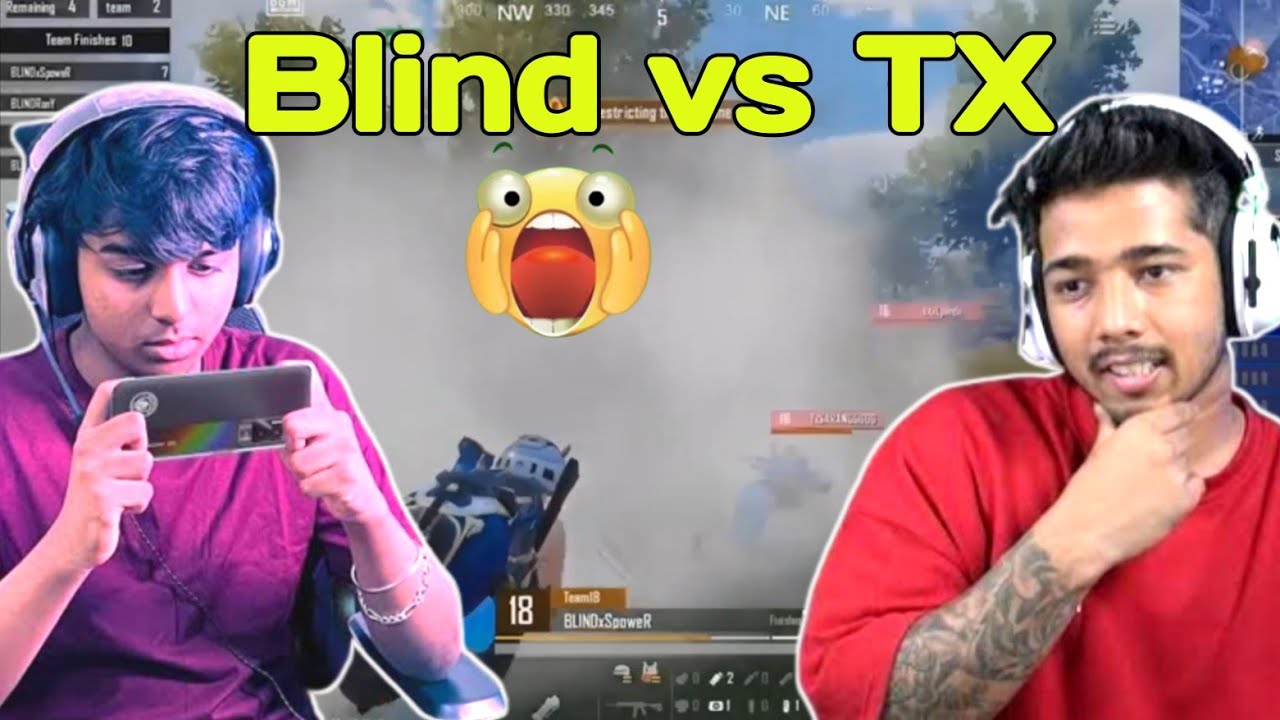 Spower vs Scout 🔥 Blind vs TX 2v4 insen Fight 🥵#Bgmi