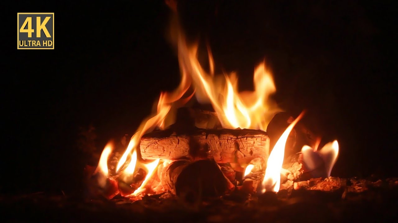 🔥 Cozy Fireplace Ambience – Crackling Fire Sounds for Relax, Study & Deep Focus (No Music