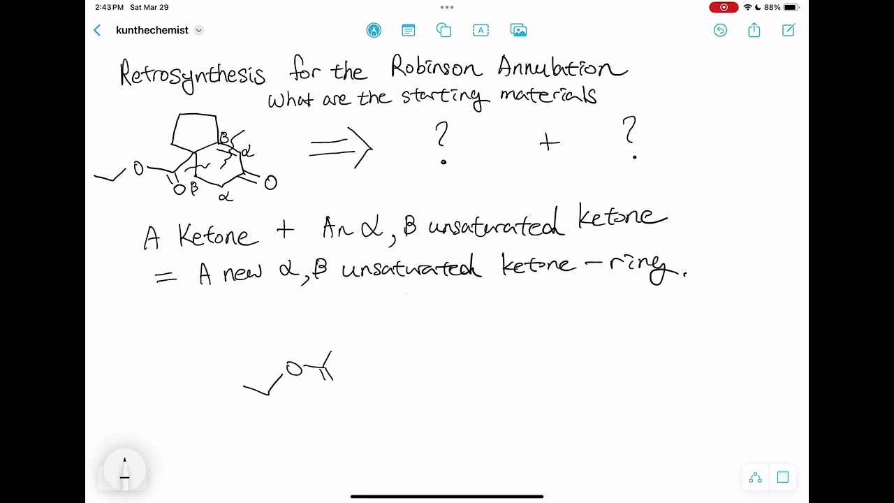 Retrosynthesis-Robinson Annulation