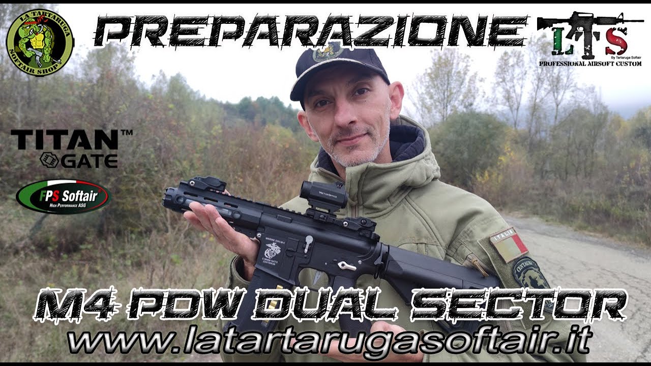 M4 PDW Dual Sector D Boys - By LTS La Tartaruga Softair
