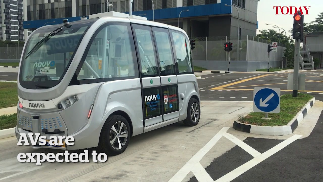 Driverless buses to ply Punggol, Tengah, Jurong Innovation District from 2022