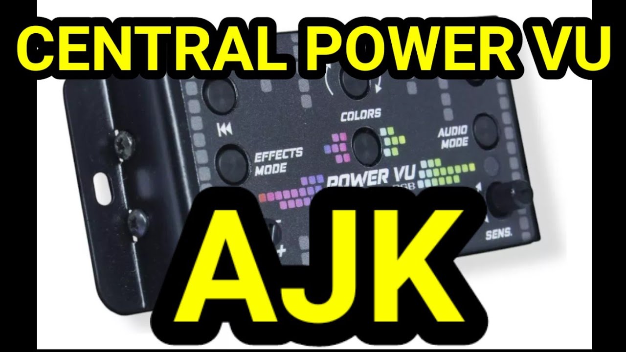 CENTRAL ( AJK )  POWER VU ÓTIMA CENTRAL DE LED PARA O SEU SOM