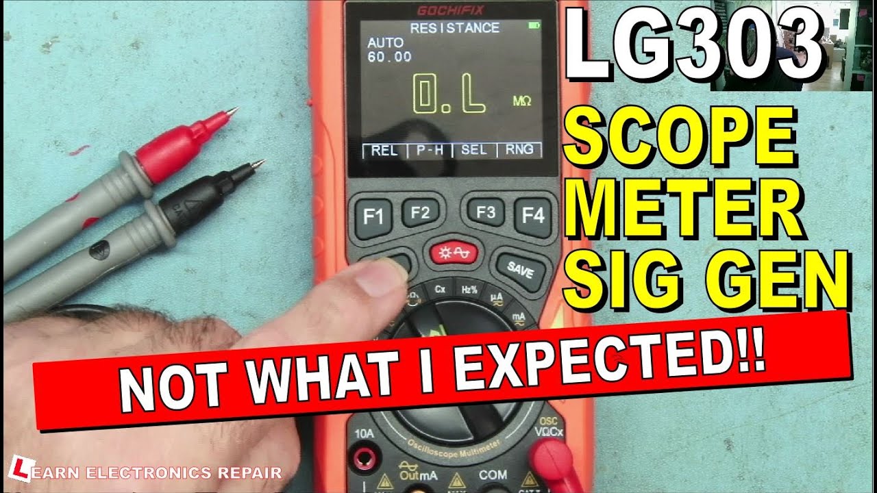 This GochiFix 3in1 Handheld Oscilloscope was not what I expected! Multimeter Scopemeter Test Review