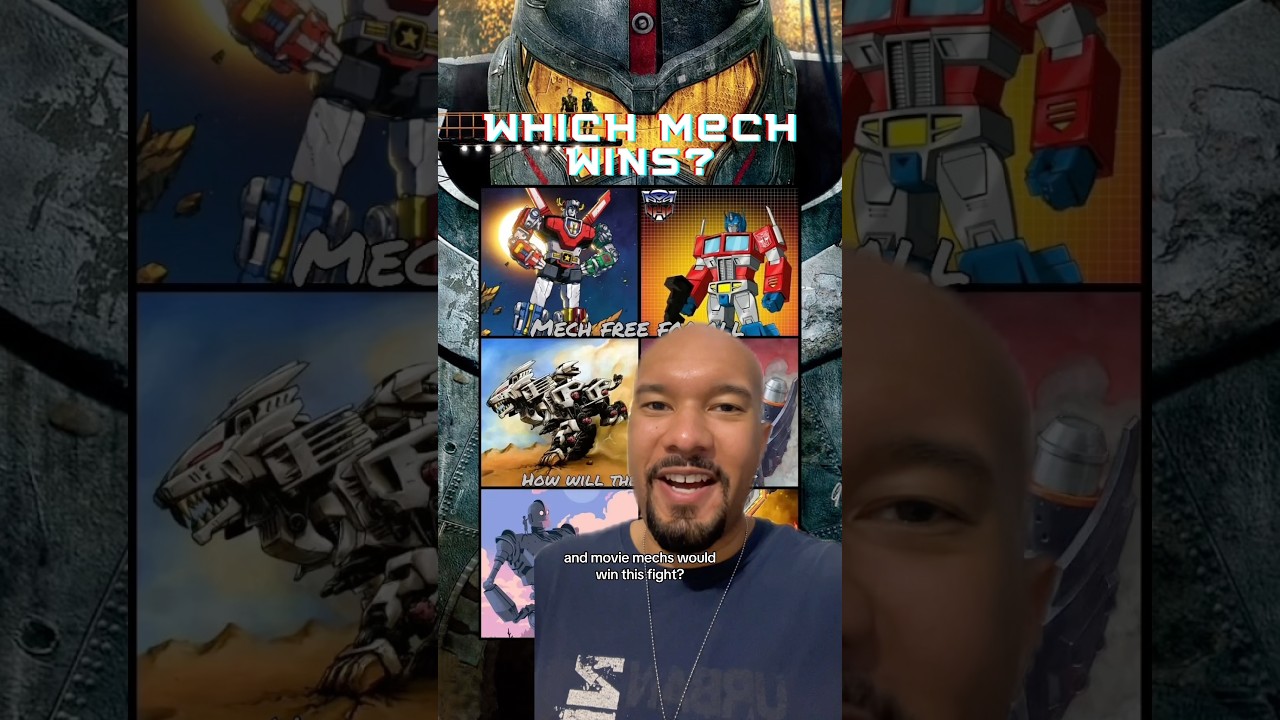 Which mech wins? #anime #manga #comics #mecha #vs #battle #transformers #gundam #bigo #zoids #shorts