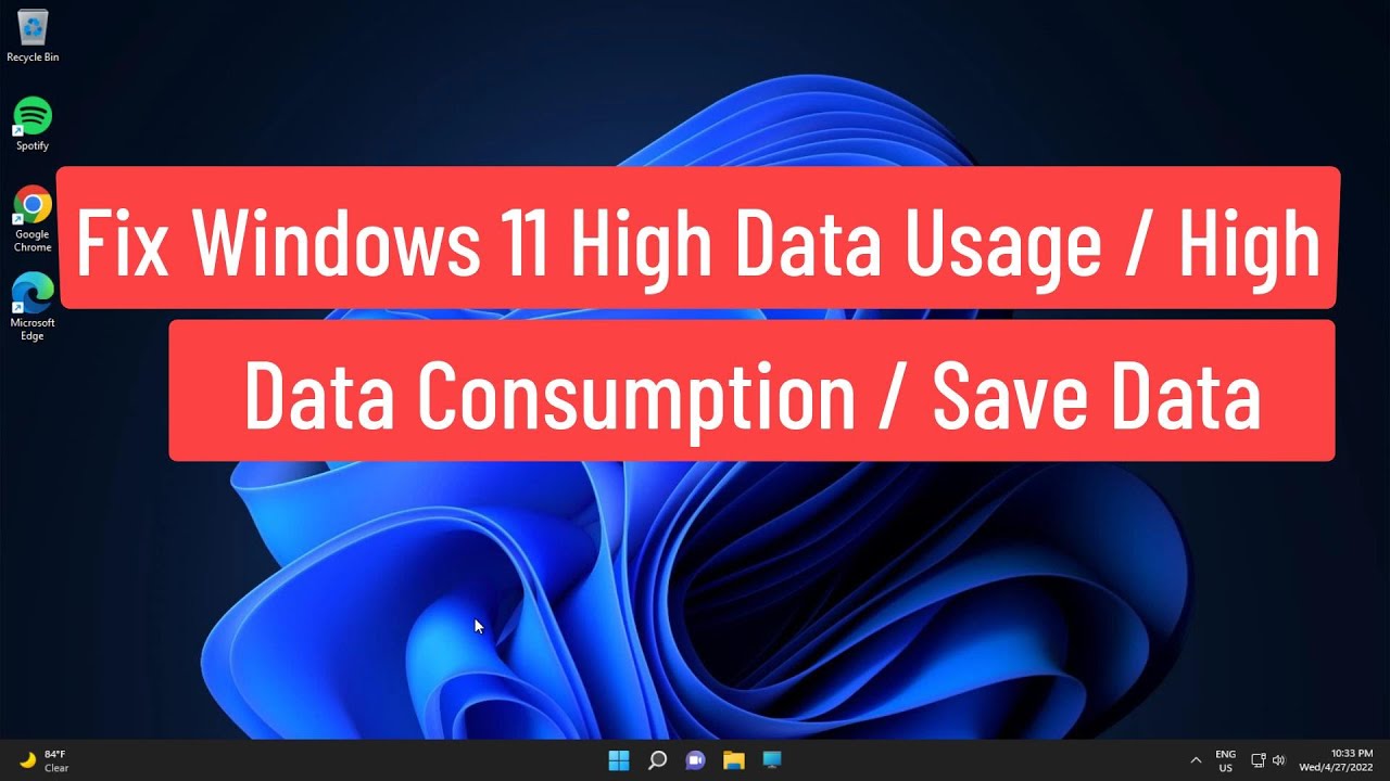 Исправление высокого потребления данных в Windows 11 / Экономия данных