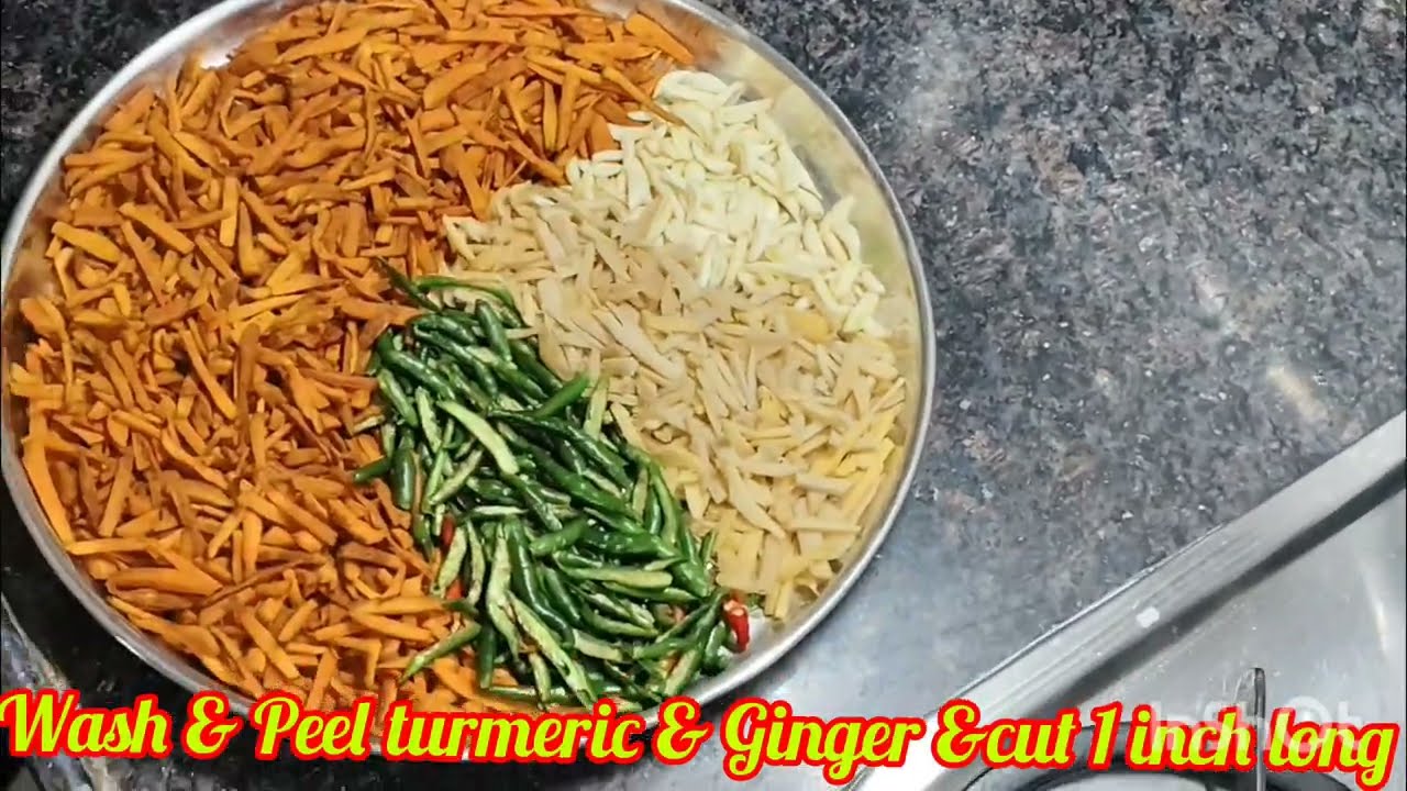 Raw Turmeric Pickle