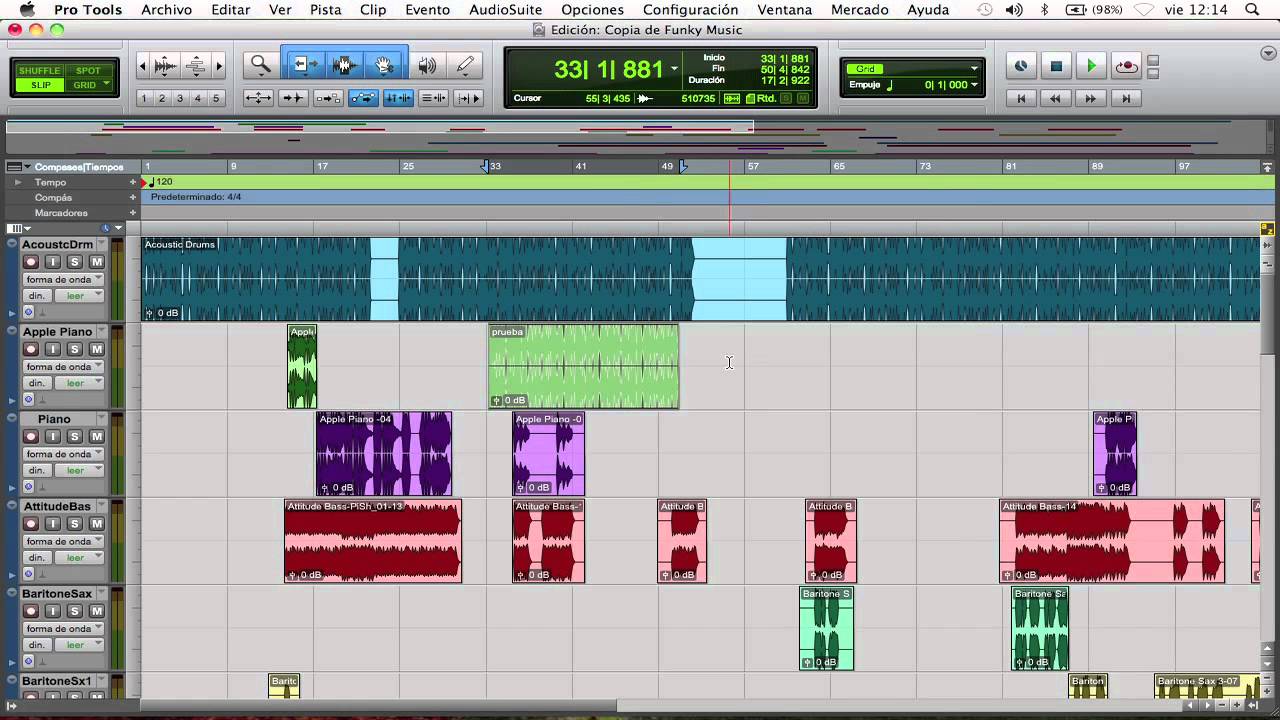Tutorial Pro Tools en Español - Opciones de dividir clips