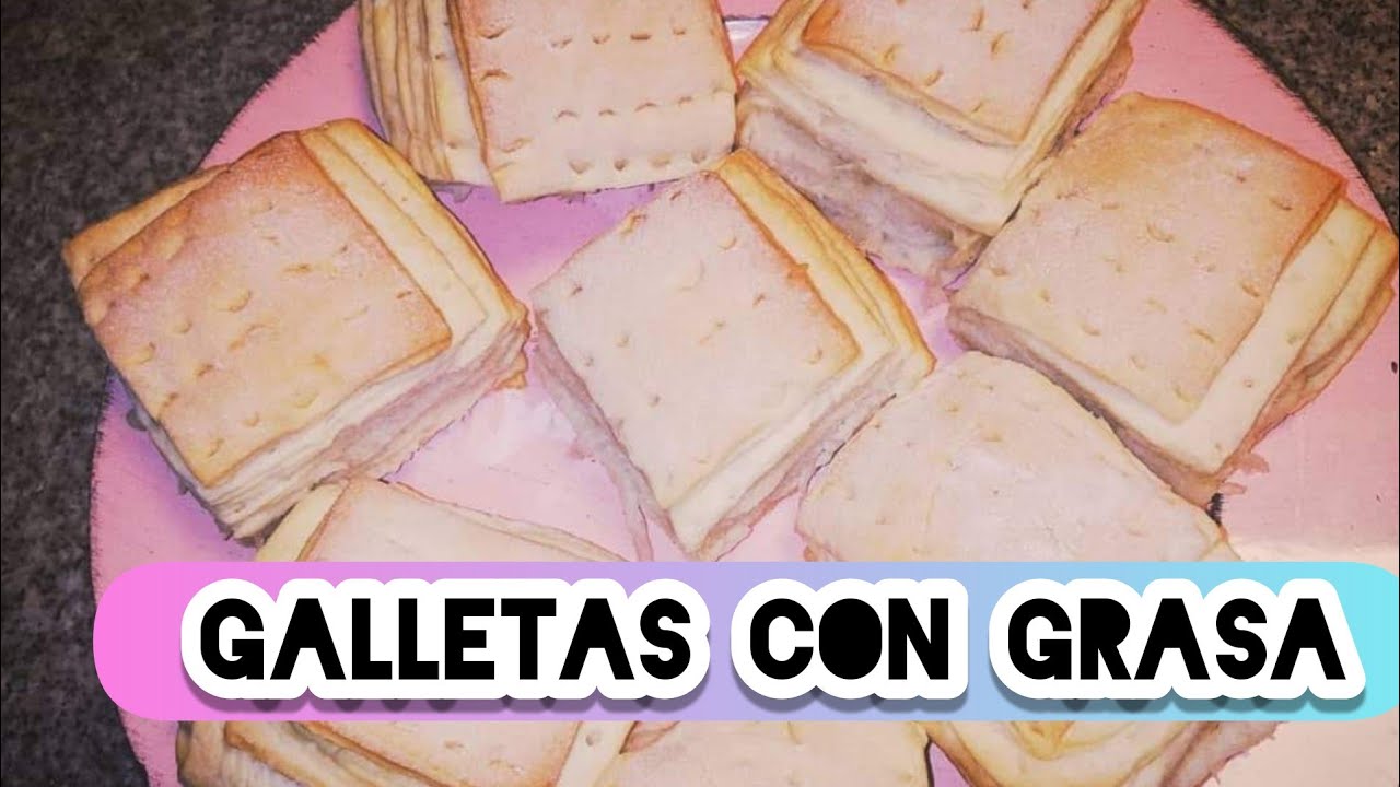 Galletas con grasa