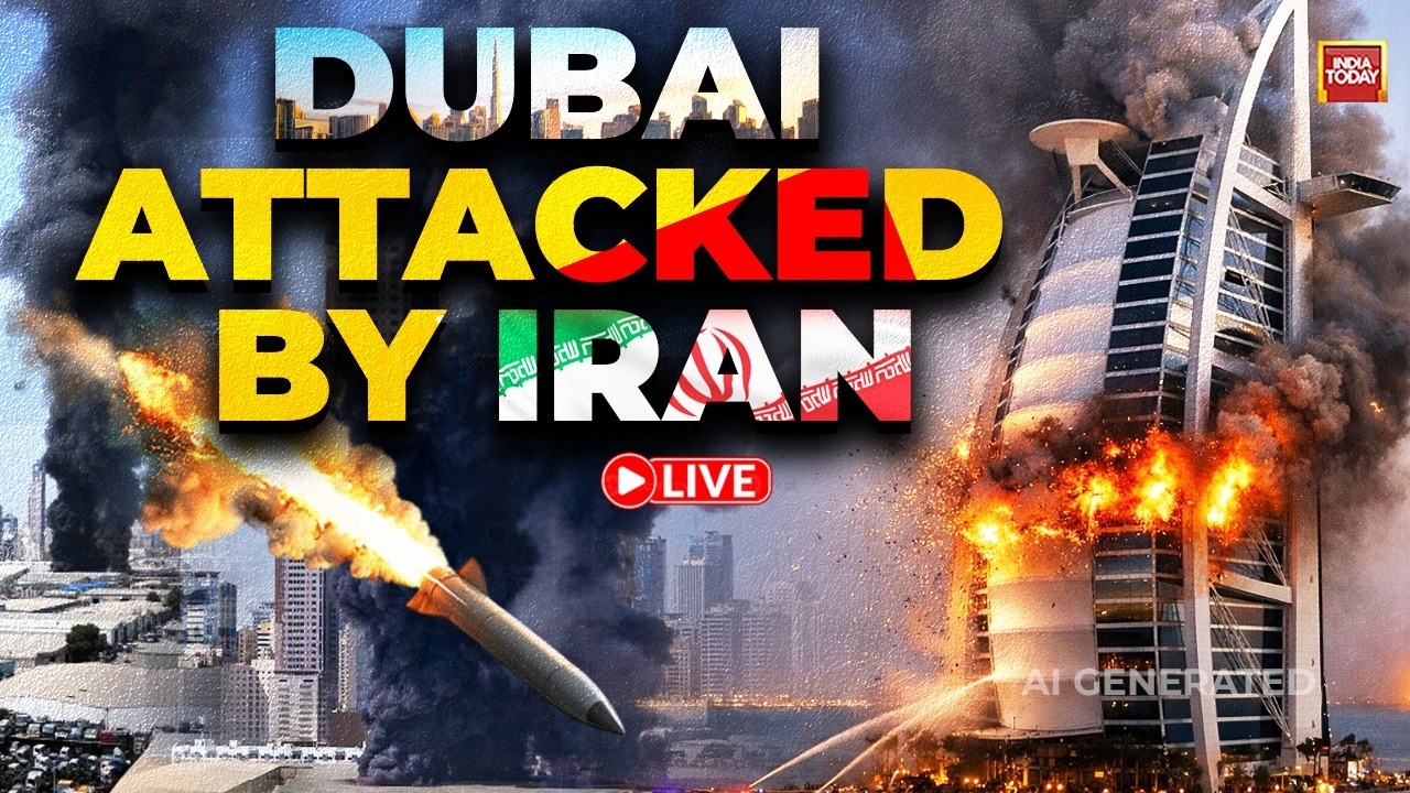 Iran Attacks Dubai LIVE News | Iran Strikes Dubai's Burj Al Arab Hotel LIVE News | Israel Iran War