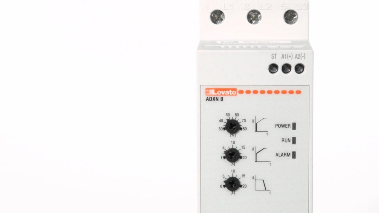 Come abilitare o disabilitare il controllo sequenza fasi su soft starter ADXN B | LOVATO Electric