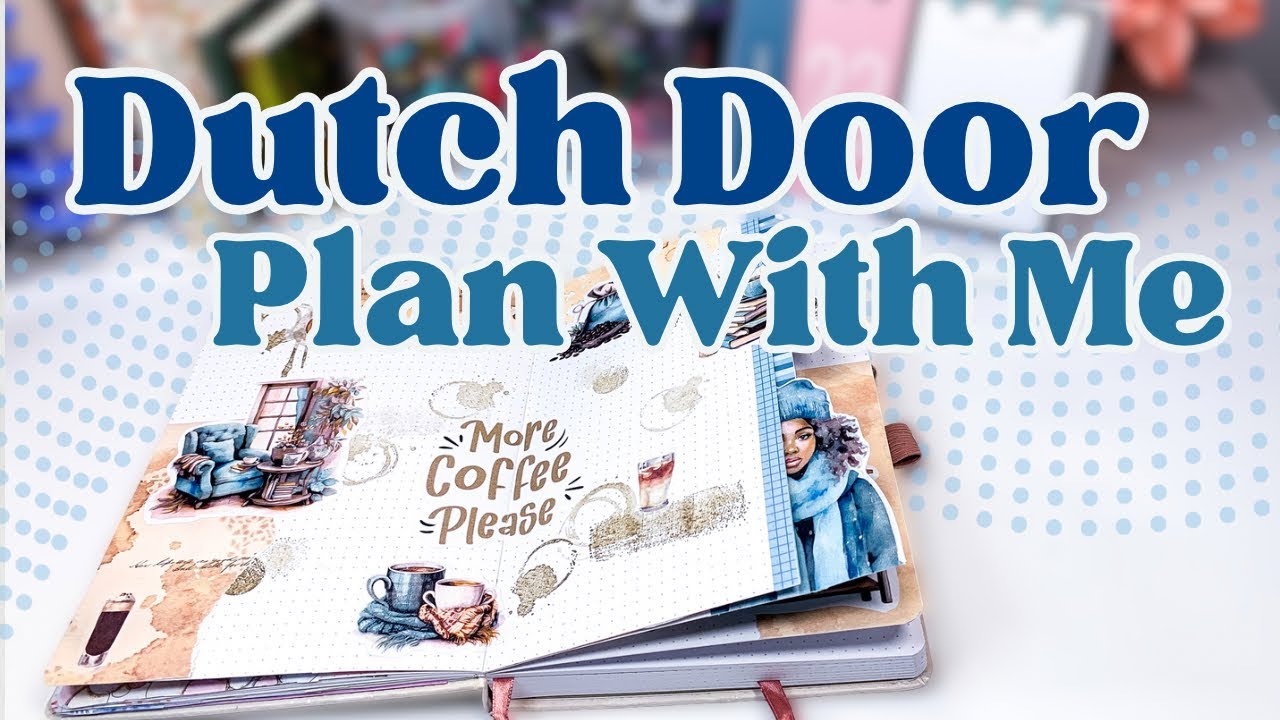 January Weekly Creative Journal Setup & Plan With Me 2024 [Dutch Door Spread]