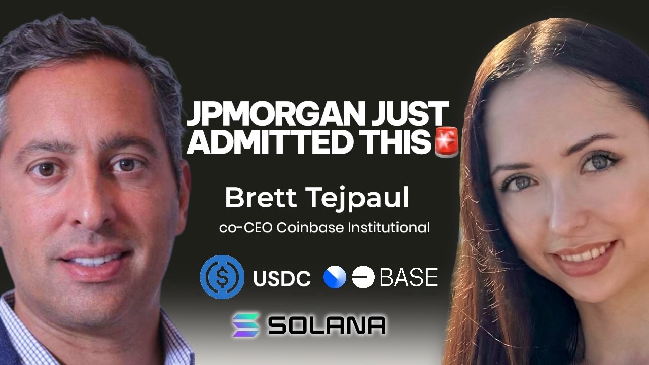 'Crypto Is Mission Critical' &ndash; JPMorgan, PNC & Top Bank CEO. Coinbase Institutional Brett Tejpaul.