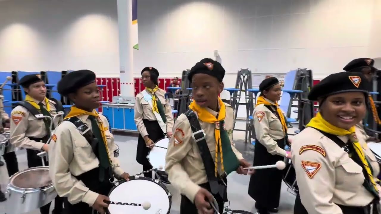 PBE Conference Level 2025 | NEC Drum and Drill Team | Retiring of Colours