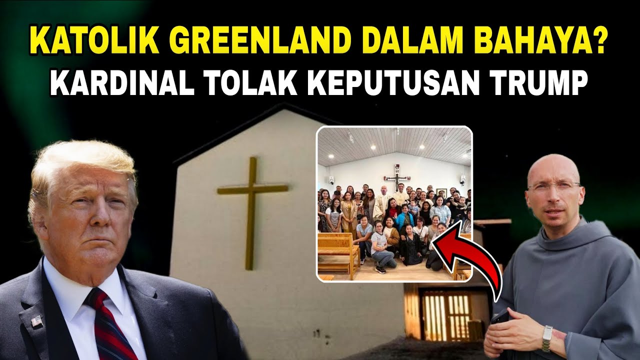 Waduh, KATOLIK GREENLAND dalam bahaya? 3 Kardinal AS tegas tolak TRUMP‼️Mengapa? 