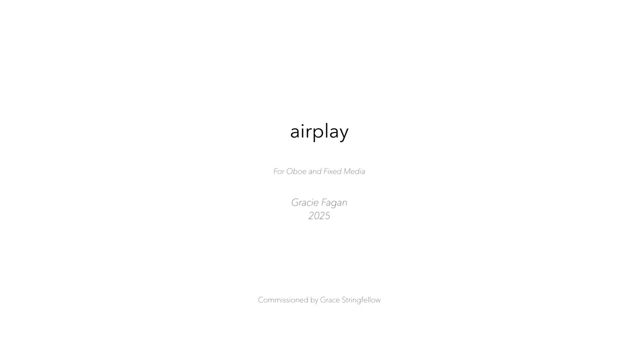 airplay - score video