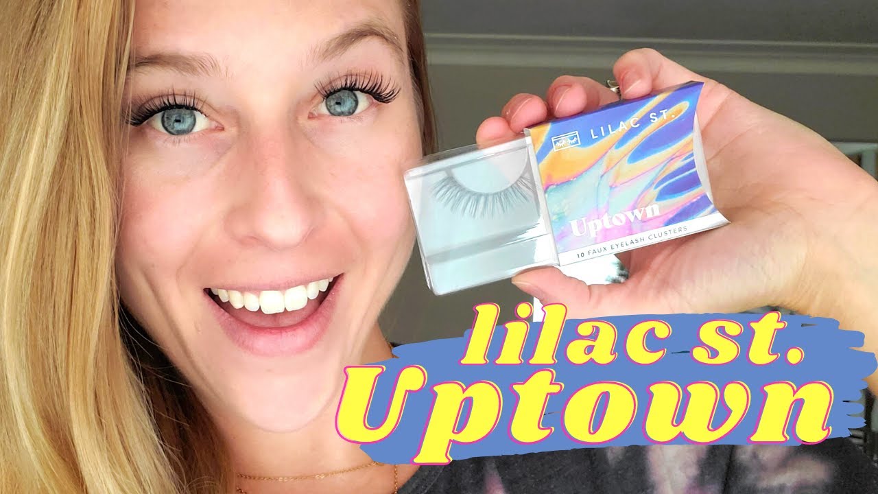 LILAC ST. UPTOWN LASHES AND PRO LASH GLUE | $7 DIY LASH EXTENSIONS
